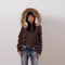 Chaqueta Corta Estilo Retro Americano con Capucha
