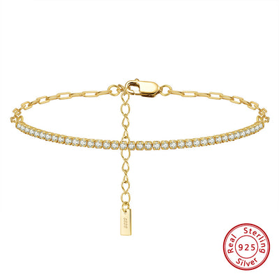 Pulsera de Plata Esterlina con Circones 4A - Elegancia y Temperamento - Image 2