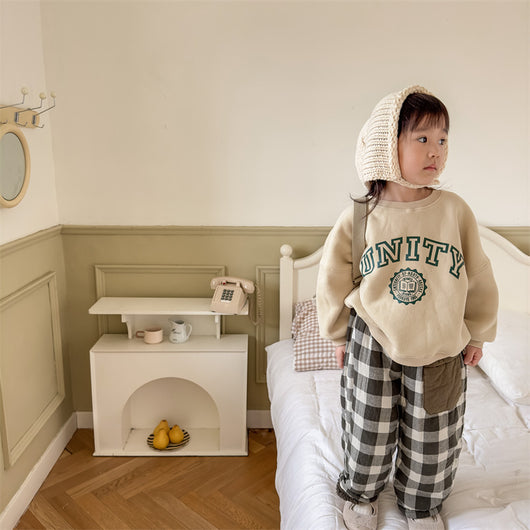 Sudadera Estampada Coreana de Forro Polar para Niñas - Image 9
