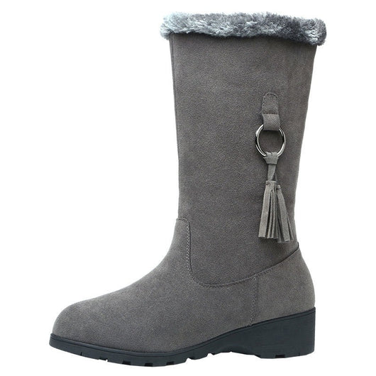 Botas Martin Forradas en Lana Sintética con Peluche Largo - Otoño Invierno - Image 5