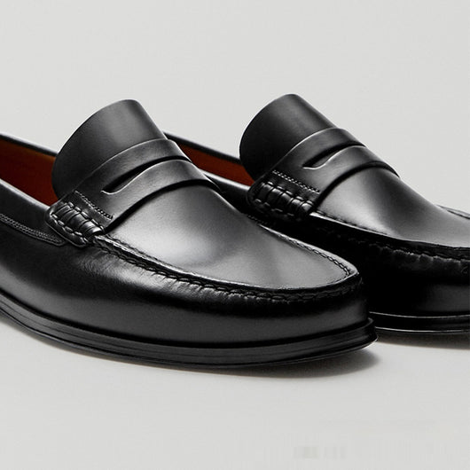 Mocasín Retro de Cuero Genuino para Hombre - Confección Artesanal Resistente - Image 7