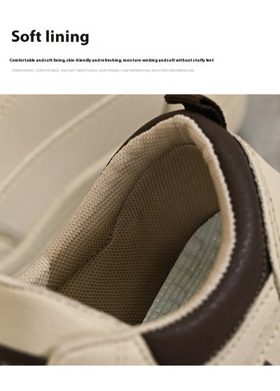 Tenis Blancos de Cuero Estilo Coreano Multiuso para Mujer - Image 18