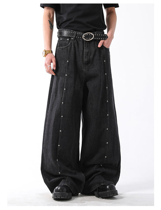 Pantalones Vaqueros Rectos Vintage Estilo Americano con Acabado Desgastado - Image 9