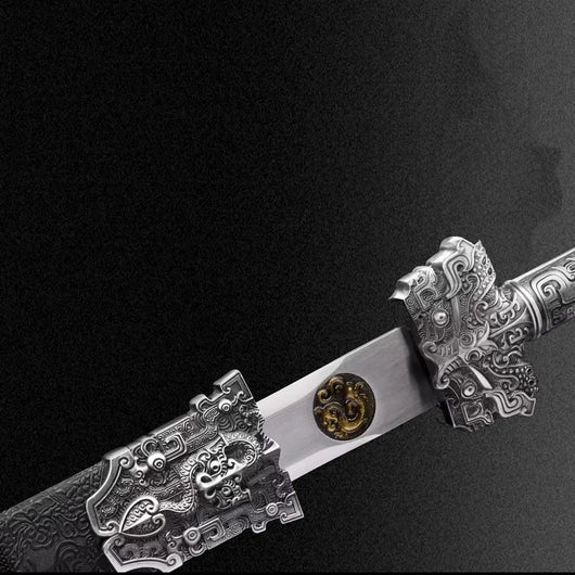 Espada Integral Hanwang Acero Manganeso Alto - Pieza de Colección Sin Filo - Image 4