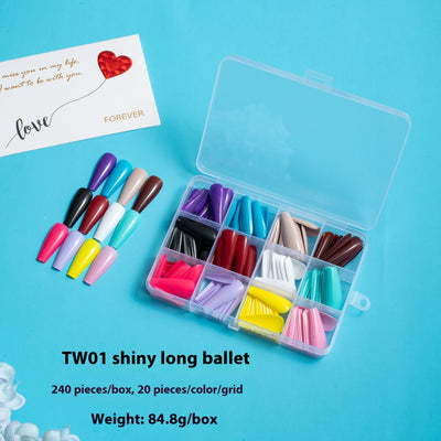 Uñas Postizas Ballet con Adhesivos - Protección y Elegancia - Image 3