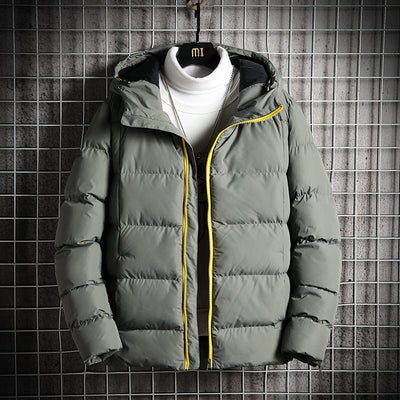 Chamarra Holgada con Capucha en Algodón Japonés para Hombre - Image 7