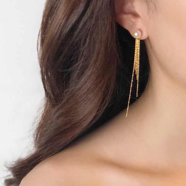 Aretes de Pareja con Borlas - Joyería Elegante para Dos