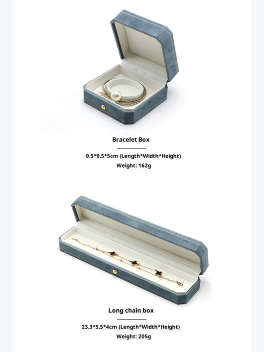 Caja Octagonal de Joyería con Encaje - Organizador de Anillos, Pendientes y Pulseras - Image 15