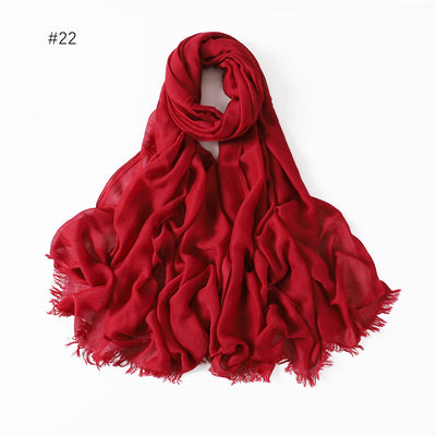 Pashmina Modal Fina Transpirable - Chal Ligero Monocromático para Mujer - Image 27