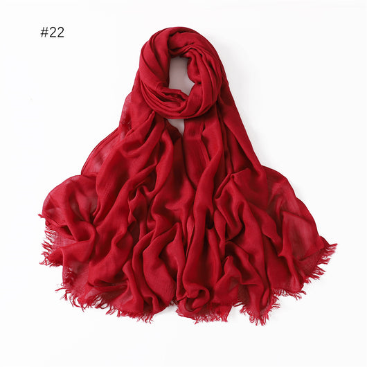 Pashmina Modal Fina Transpirable - Chal Ligero Monocromático para Mujer - Image 27
