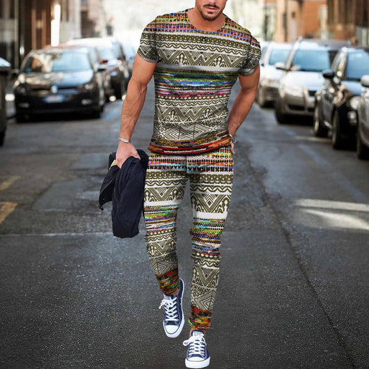 Conjunto Deportivo Casual para Hombre - Camiseta y Pantalón - Image 9
