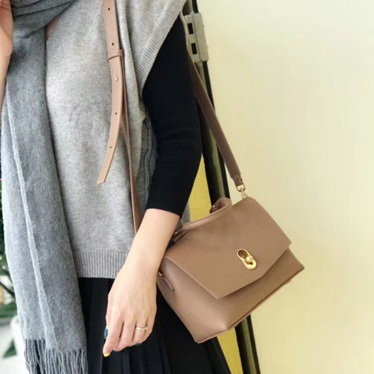 Bolso de Cuero Retro para Mujer con Asa al Hombro - Image 2