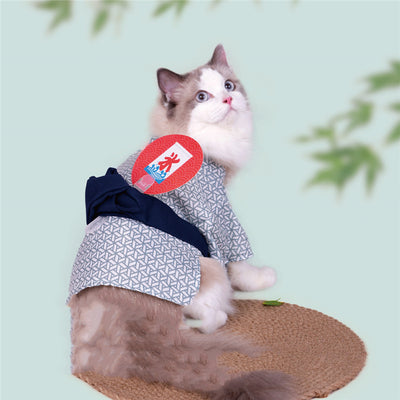 Ropa Yukata Kimono para Gatos y Perros - Primavera Verano