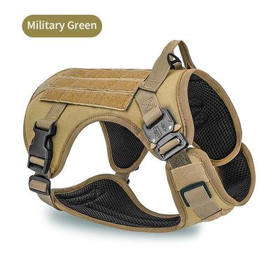 Arnés Táctico de Tracción para Mascotas Grandes - Camuflaje Profesional - Image 22