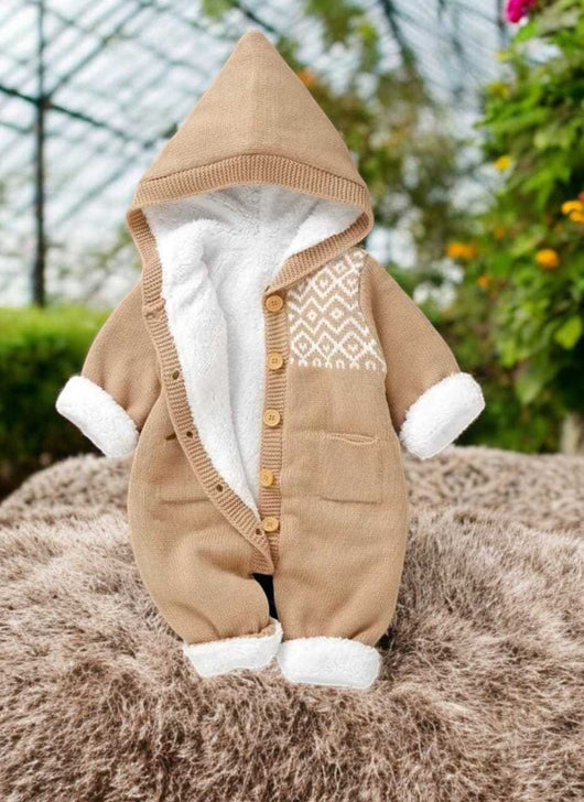Mameluco Tejido para Bebés con Abrigo Cálido - Image 13