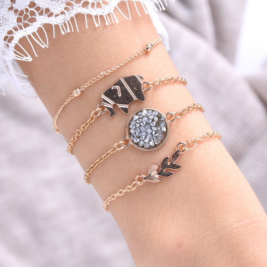 Set de Pulseras Bohemias Vintage con Cuentas y Amuletos para Mujer - Image 32