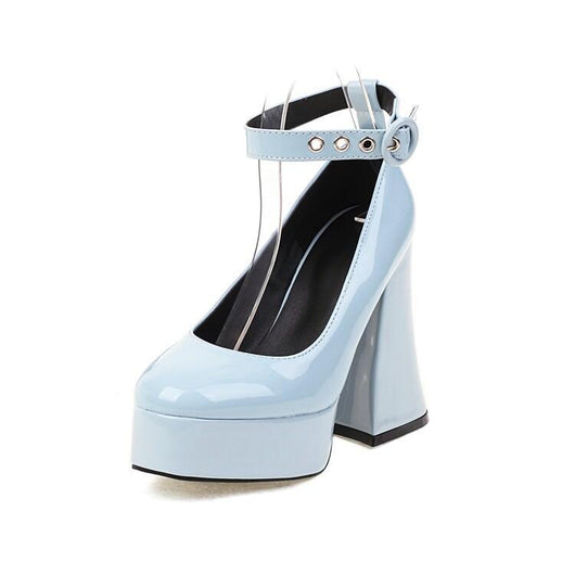 Zapatos de Tacón Alto con Plataforma Gruesa para Mujer - Image 9