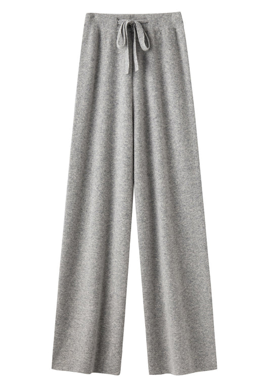 Pantalón Ancho de Lana Pura Cintura Media con Efecto Adelgazante - Image 23