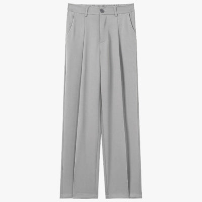 Pantalones de Traje Rectos con Caída Elegante para Hombre - Image 8
