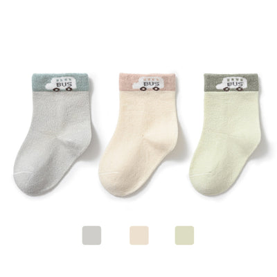 Calcetines para Bebé Recién Nacido de Algodón - Tubo Medio Ajuste Cómodo - Image 12