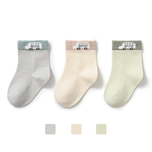 Calcetines para Bebé Recién Nacido de Algodón - Tubo Medio Ajuste Cómodo - Image 12