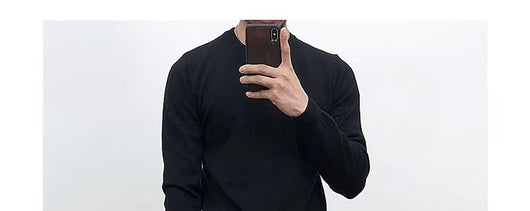 Suéter Básico Cuello Redondo para Hombre - Pullover Versátil - Image 30