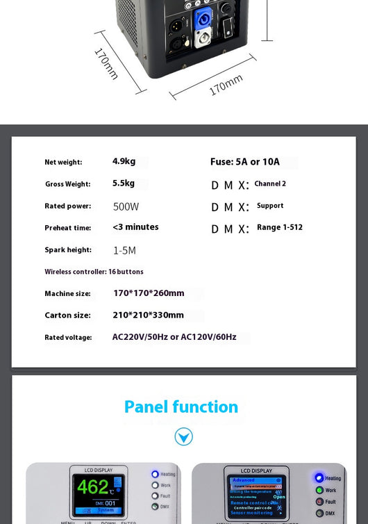 Máquina de Efectos Especiales de Chispas Electrónicas para Escenarios - Image 8