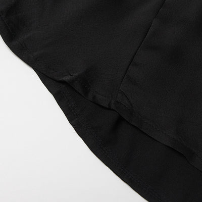 Blusa Ejecutiva de Cuello Mao con Detalles en Contraste - Image 16