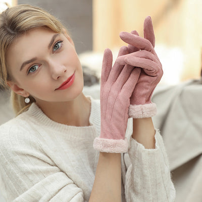 Guantes Térmicos para Esquí con Pantalla Táctil - Ante Cálido Invierno - Image 15