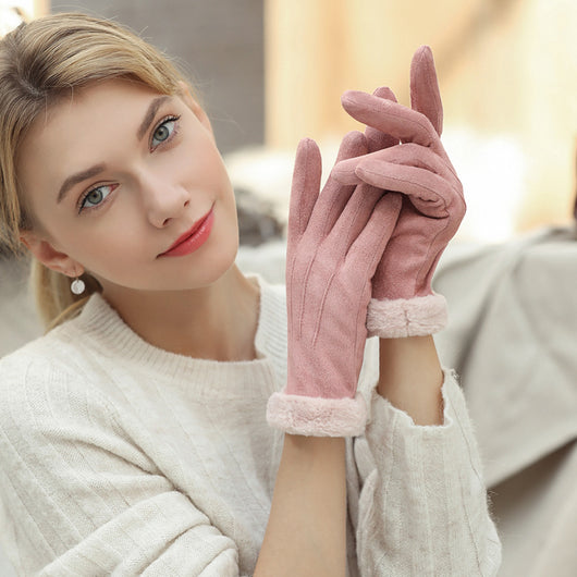Guantes Térmicos para Esquí con Pantalla Táctil - Ante Cálido Invierno - Image 15
