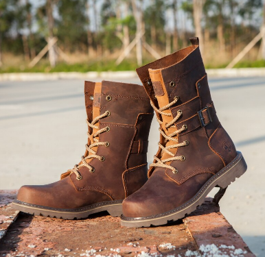 Botas de Cuero Vintage para Hombre - Estilo Clásico Robusto - Image 14