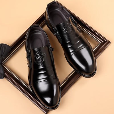 Zapatos Casuales de Cuero para Hombre con Articulaciones Flexibles - Image 3