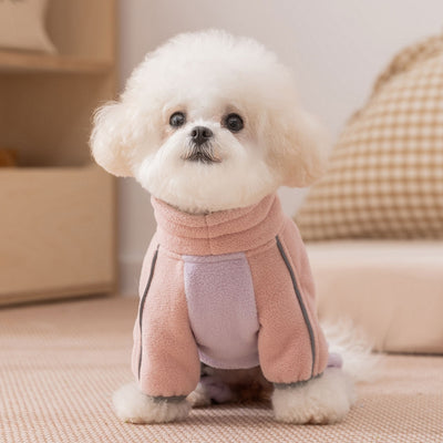 Abrigo Polar Térmico para Perros Pequeños - Diseño Bicolor - Image 11
