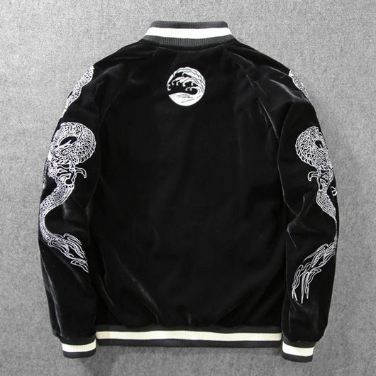 Chaqueta de Béisbol Bordada Heavy Industries Estilo Yokosuka para Hombre - Image 11