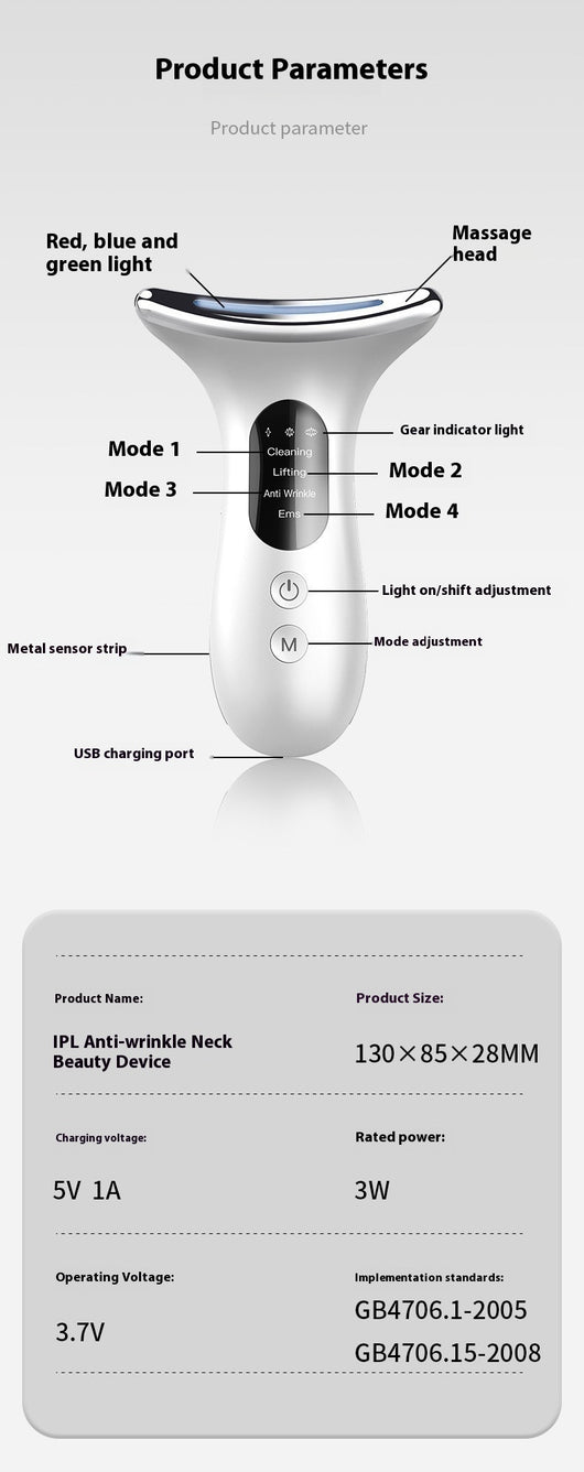 Dispositivo de Masaje y Lifting para el Cuello - Tratamiento de Belleza Profesional - Image 8