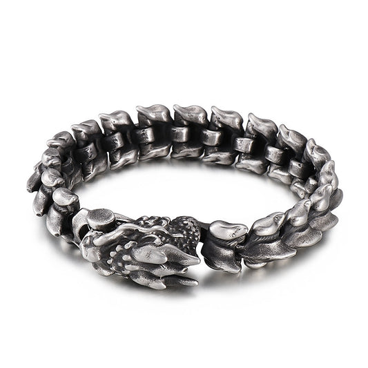 Pulsera de Titanio Estilo Punk Domineante para Hombre - Image 2