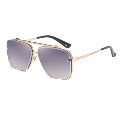 Gafas de Sol Retro Metal Cuadradas para Hombre - Estilo Vintage Trendy - Image 6
