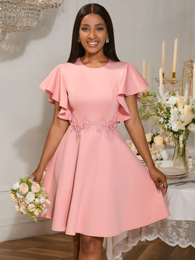 Vestido de Fiesta Elegante con Bordado Exclusivo Ajuste Slim - Image 10