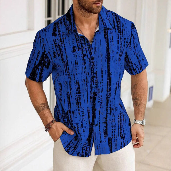 Camisa Casual de Verano Hombre con Tecnología Anti-arrugas 3D