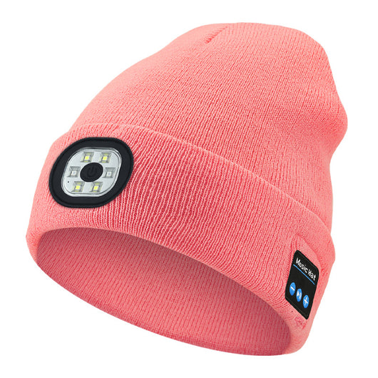 Gorro Tejido LED Recargable con Luz Removible y Lavable - Image 9