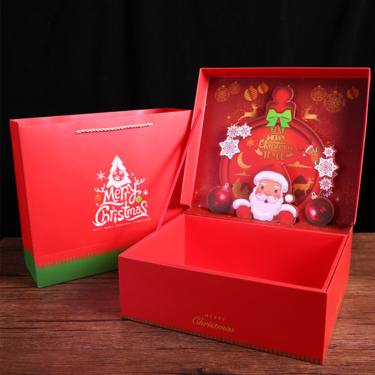 Caja de Regalo 3D Linterna Corazón Niña con Rafia y Diseño Estrellado - Image 2