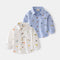 Camisa Infantil Manga Larga con Estampado Cartoon - Diseño Casual Moderno