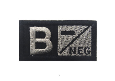 Brazalete Táctico con Parche Bordado de Tipo de Sangre y Velcro - Image 18