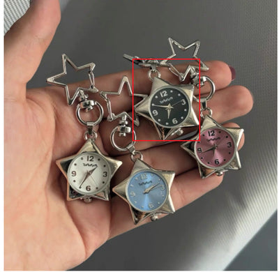 Reloj Pentágrama Elegante con Llavero Trébol - Image 7