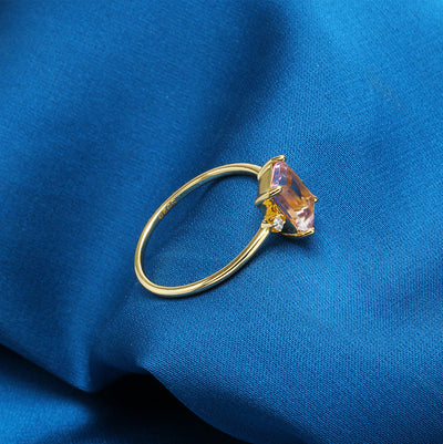 Anillo de Plata 925 Octagonal con Amatista para Mujer - Image 16