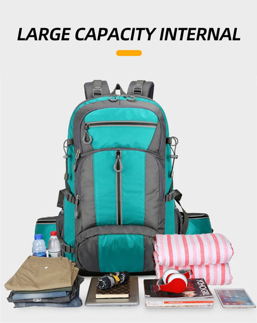Mochila de Pesca 50L Capacidad Grande para Camping, Senderismo y Escalada - Image 14