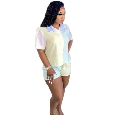 Conjunto Ejecutivo Femenino con Costuras a Rayas - Image 11