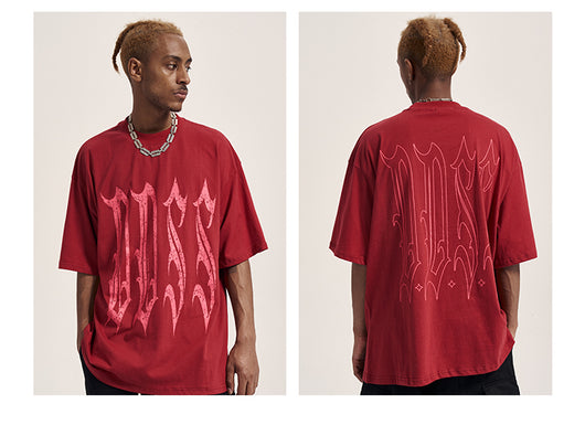 Camiseta Estampada Doble Cara West Coast - Manga Corta Suelta - Image 13