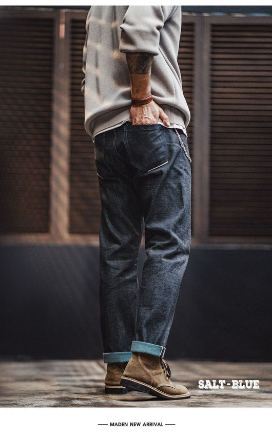 Jeans Rectos Workwear Retro para Hombre - Image 17