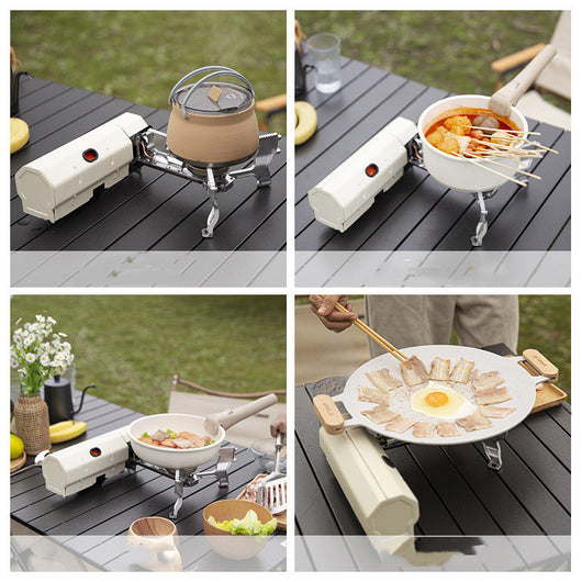Estufa Portátil de Gas para Camping - Quemador Plegable para Acampada y BBQ - Image 9